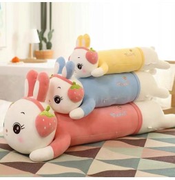 Pink Rabbit Plush Pillow 140 cm