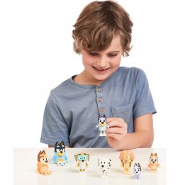 Set figurine Bluey și Bingo - 8 bucăți