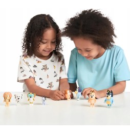 Set figurine Bluey și Bingo - 8 bucăți