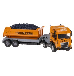 Construction Dumper Truck with Lights and Sounds