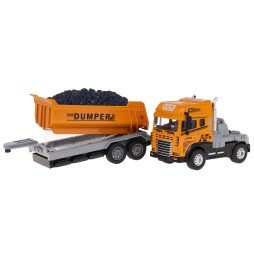 Construction Dumper Truck with Lights and Sounds