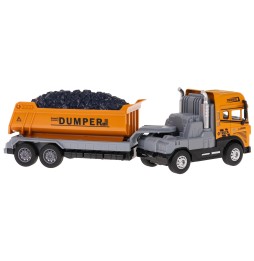 Construction Dumper Truck with Lights and Sounds