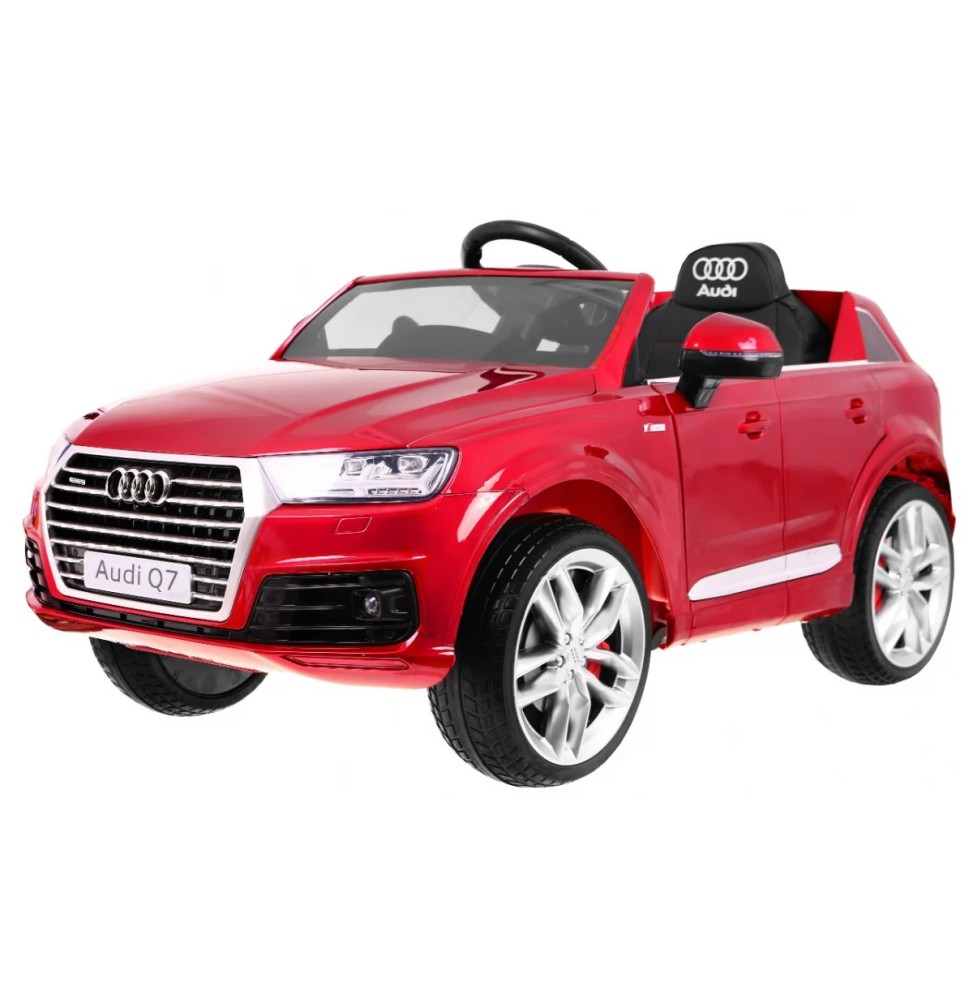 Audi Q7 quattro s-line czerwony z pilotem i radio mp3