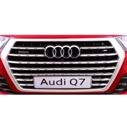 Audi Q7 quattro s-line roșu cu telecomandă și radio mp3