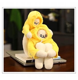 Plush Banana Toy with Magnet