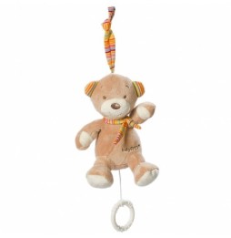 Rainbow Musical Bear Plush Toy for Children