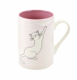 Felines Mug - Cats Asking for Trouble Pink