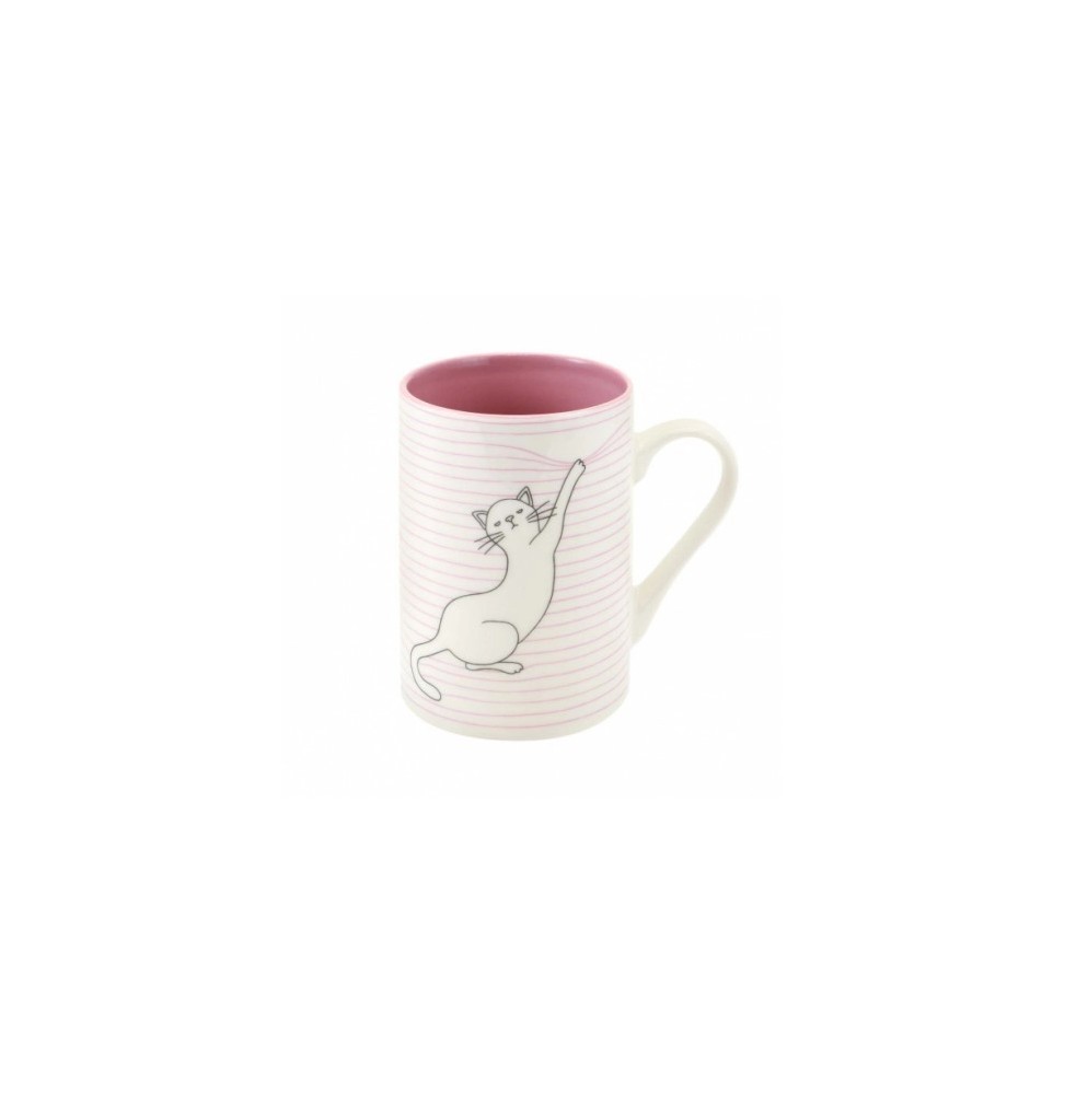 Felines Mug - Cats Asking for Trouble Pink