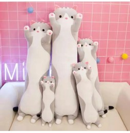 Plush Cat Pillow Roll 50 cm