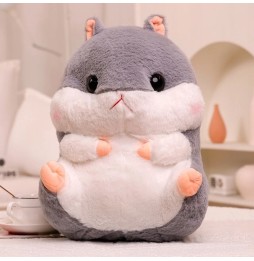 Giant Gray Hamster Plush Toy 35 cm