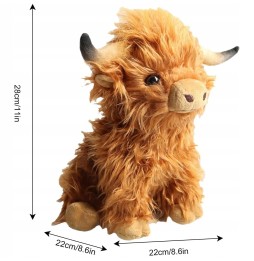 Plush Highland Cow for Kids