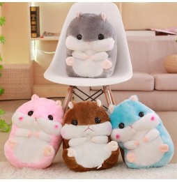 Giant Gray Hamster Plush Toy 35 cm