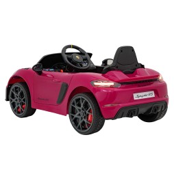 Vehicul Porsche Spyder RS 718 pentru copii - roz