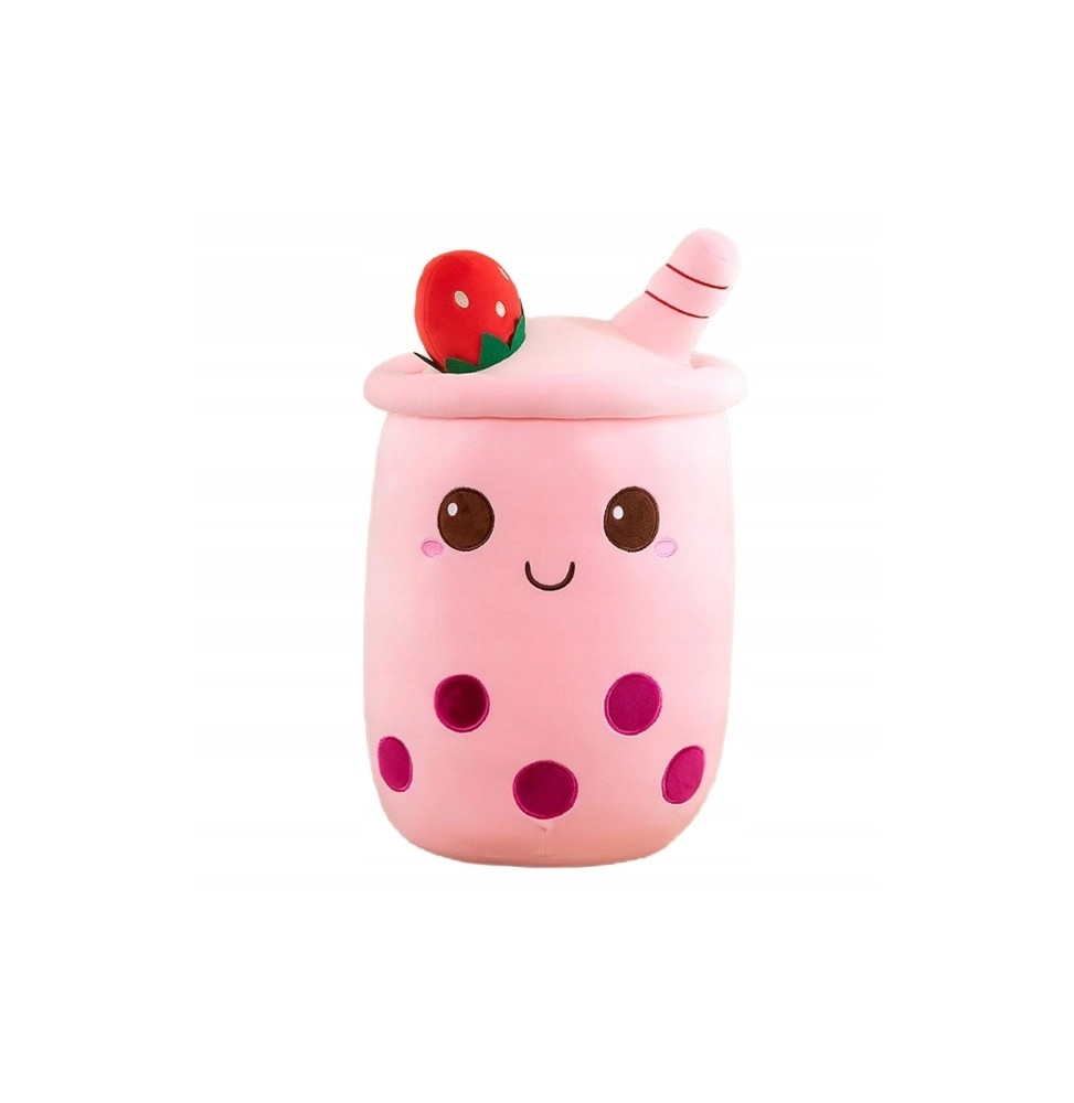 Maskotka Bubble Tea różowa 25 cm