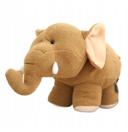 Beige Plush Elephant Toy 20 cm