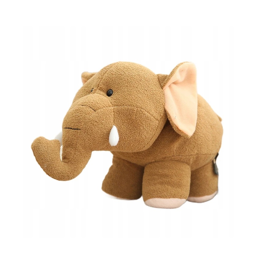 Beige Plush Elephant Toy 20 cm