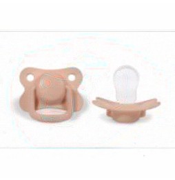 Filibabba Silicone Pacifiers 2 pcs 6m+ Peach