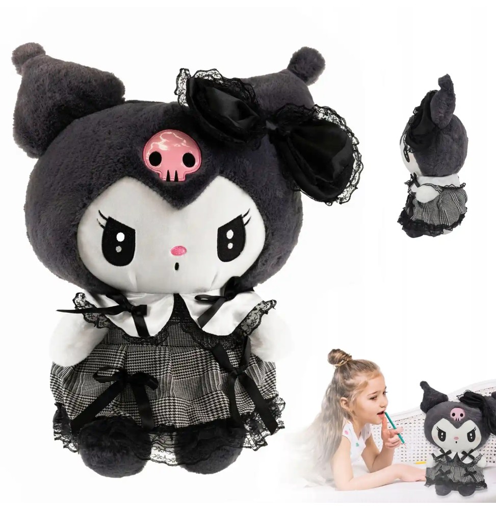 Jucărie de pluș Kuromi 35 cm