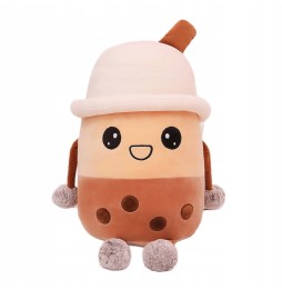 Brown Bubble Tea Plush Toy