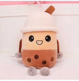 Brown Bubble Tea Plush Toy