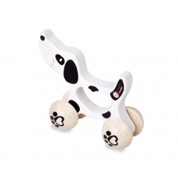 Wooden Pull Toy Dalmatian Classic World