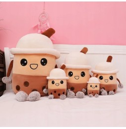 Brown Bubble Tea Plush Toy