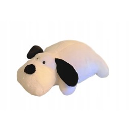 Plush Black and White Dog Toy 50 cm