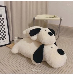 Plush Black and White Dog Toy 50 cm