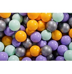 Set of 400 Plastic Balls 7 cm for Pool Play