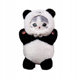 Maskotka 2w1 kotek panda 30 cm