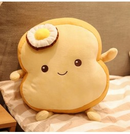 Maskotka Kawaii Kromka Chleba z Jajkiem 20 cm