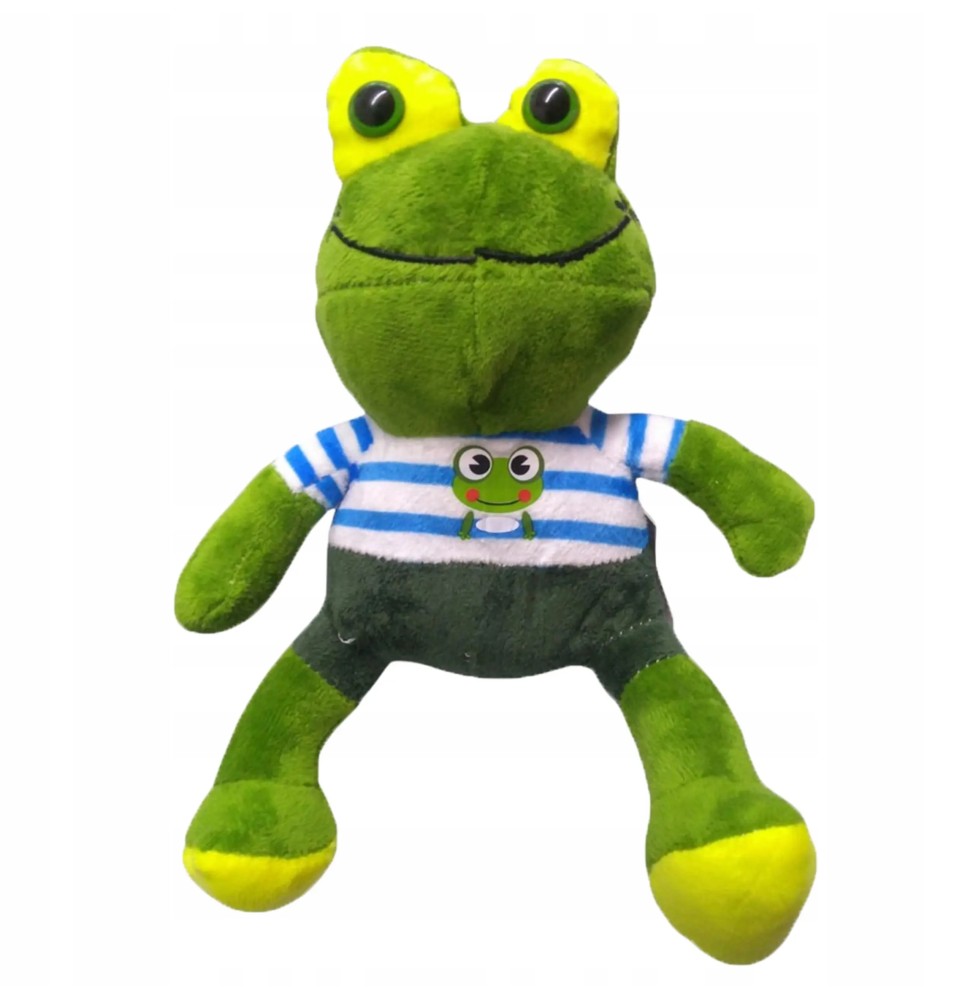 Green Plush Frog Toy 28 cm