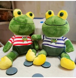 Green Plush Frog Toy 28 cm