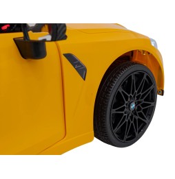 BMW M4 Yellow Ride-On Car for Kids