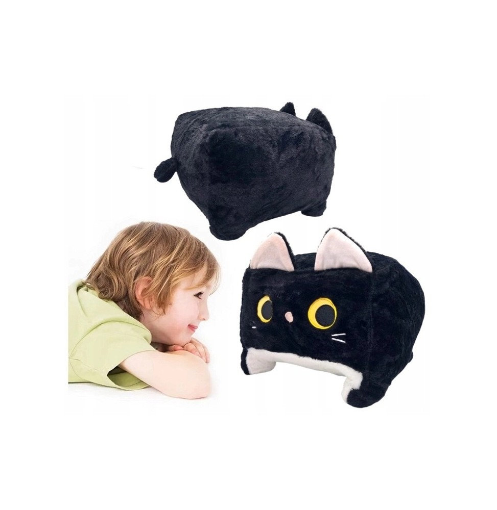 Plush Square Cat Toy for Kids