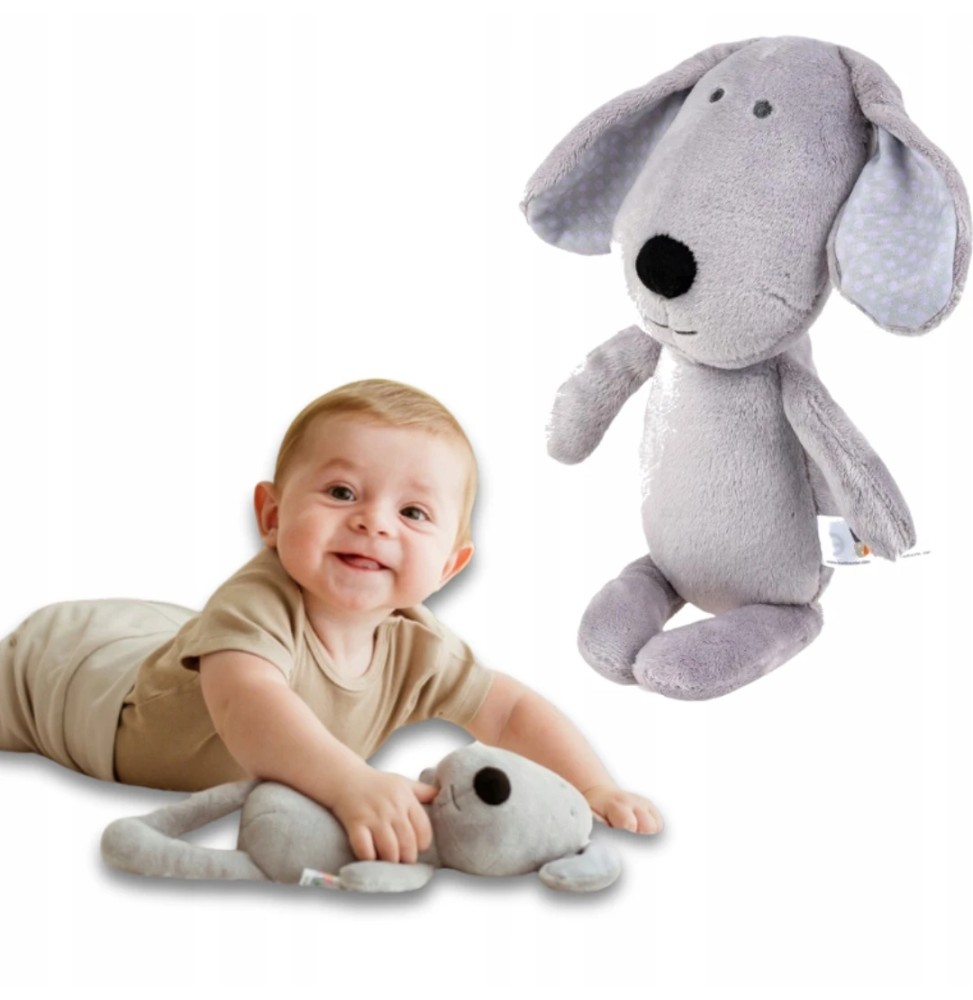 Balibazoo Plush Dog Tulimy Gray 28 cm