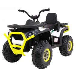 Quad atv desert alb pentru copii cu tracțiune 4x4