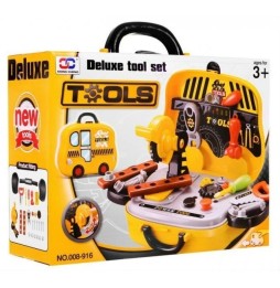 2-in-1 Tool Set for Kids 3+ with Vehicle