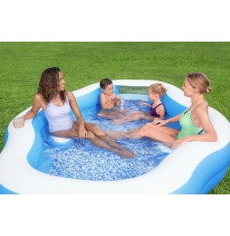 BESTWAY Inflatable Pool with Window and Seats