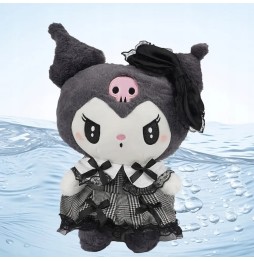 Kuromi Hello Kitty pluszowa maskotka 35 cm czarna