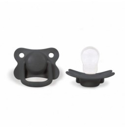 Filibabba Pacifiers 2 pcs 6m+ Stone Grey