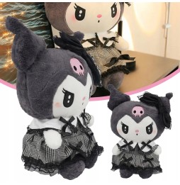 Kuromi Hello Kitty pluszowa maskotka 35 cm czarna