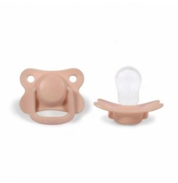 Filibabba Silicone Pacifiers 2 pcs 6m+ Peach