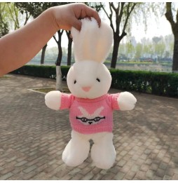 Stuffed Bunny in Sweater 40 cm