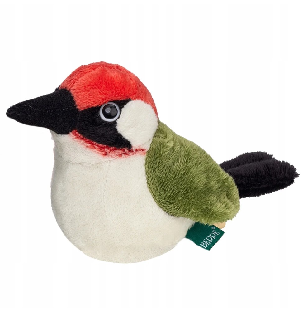 Eco Plush Woodpecker Beppe - Safe Plush Toy