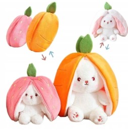 Large Strawberry Bunny Plush Toy 50 cm