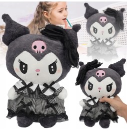 Kuromi Hello Kitty pluszowa maskotka 35 cm czarna