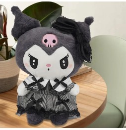 Kuromi Hello Kitty pluszowa maskotka 35 cm czarna