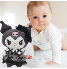 Kuromi Hello Kitty pluszowa maskotka 35 cm czarna