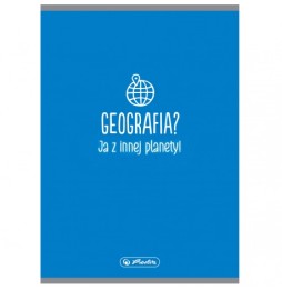 Zeszyt a5 w kratkę 60 kartek - geografia, Herlitz